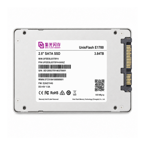 UnisFlash E5200 企业级 U.2 固态硬盘