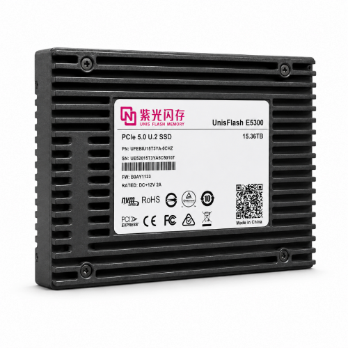 UnisFlash E5200 企业级 U.2 固态硬盘